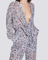 ILUKA PRINTED STRAIGHT LEG JUMPSUIT image number null